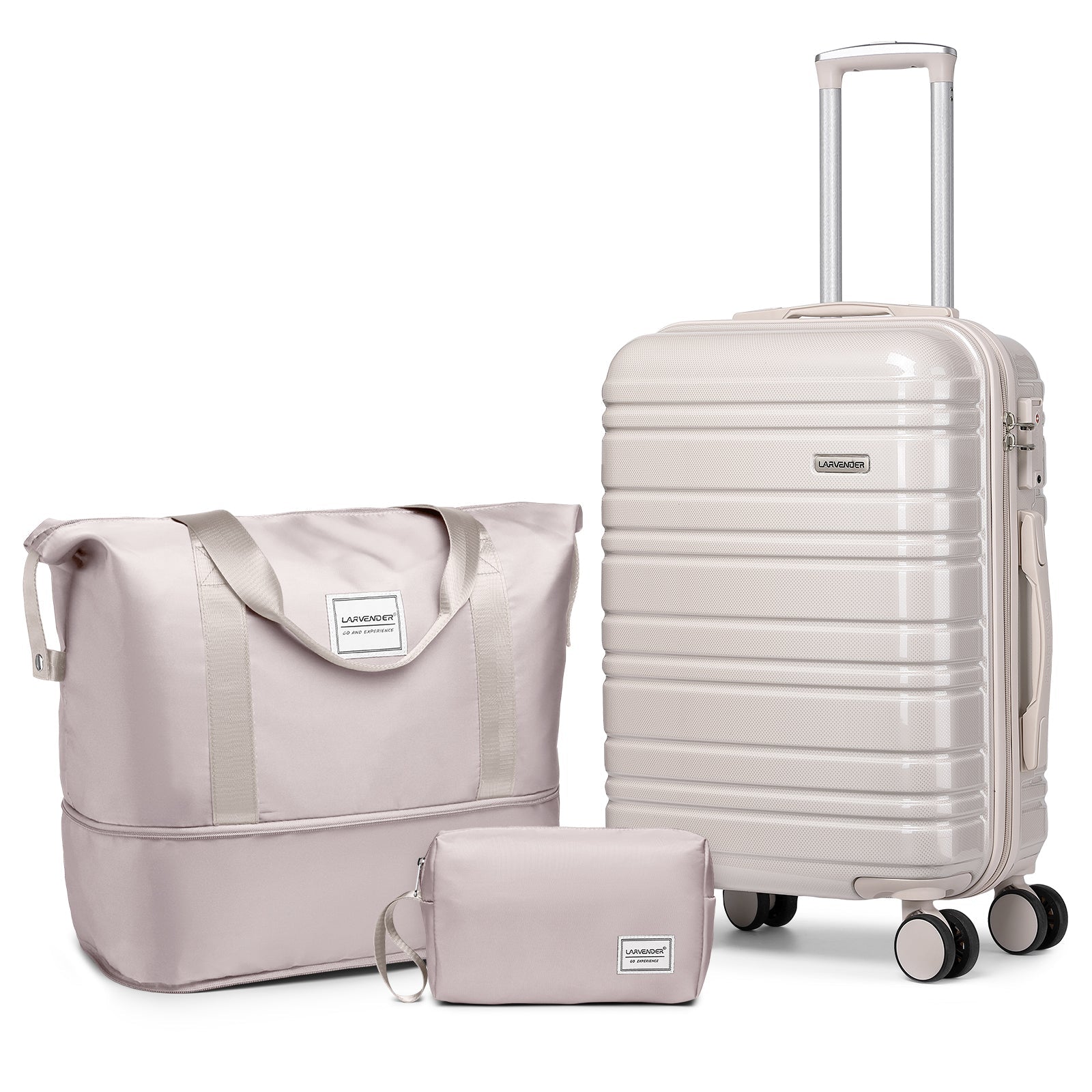 Hard Shell Carry-On Luggage Set 3 Pieces