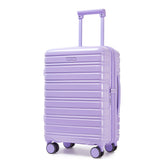 Collapsible Larvender 20-inch travel luggage – Airline compliant carry-on with integrated TSA lock