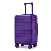 Larvender 20-inch cabin luggage, airline compliant, equipped with TSA lock and collapsible body