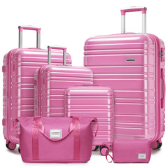 Suitcase Sets Travel Luggage of 6 Pieces Traveler Bag with Wheels