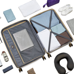 PP Soft Luggage Set 5 Piece With Travel Backpack Khaki