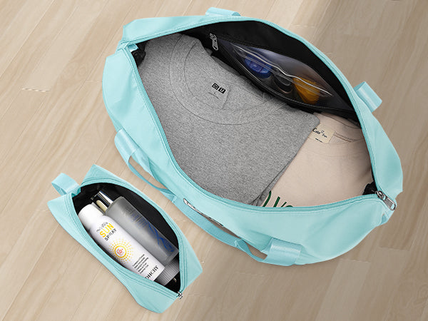 Suitcase Luggage Sets Classic Travel Bags 5 Pieces Sky Blue
