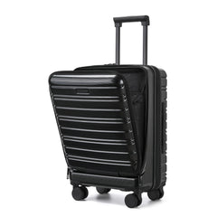 Airline-approved Larvender 20-inch Suitcase, Front Flip Design Equipped with TSA Lock