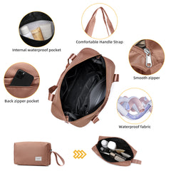PP Material Hard Side Travel Carry On Vintage Luggage Bags Blown